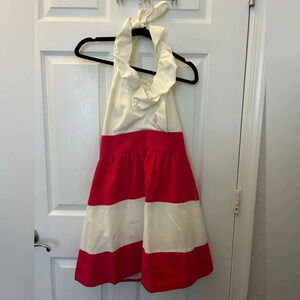 lula kate pink and white striped dress